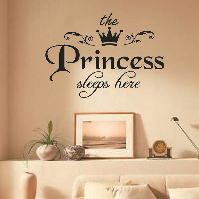 Baby Nursery Wallpaper Girl - ملصق جداري على شكل الأميرة التي