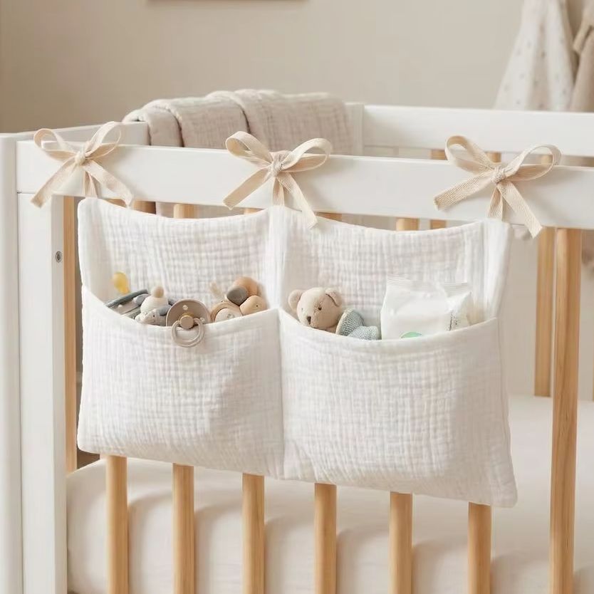 Baby Nursery Organization Ideas - منظم سرير الأطفال، حقيبة تخزين معلقة