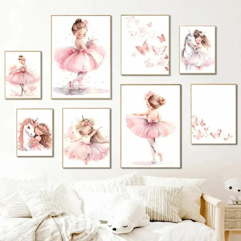 Baby Nursery Pink - ملصق جداري على شكل فراشة وحيد