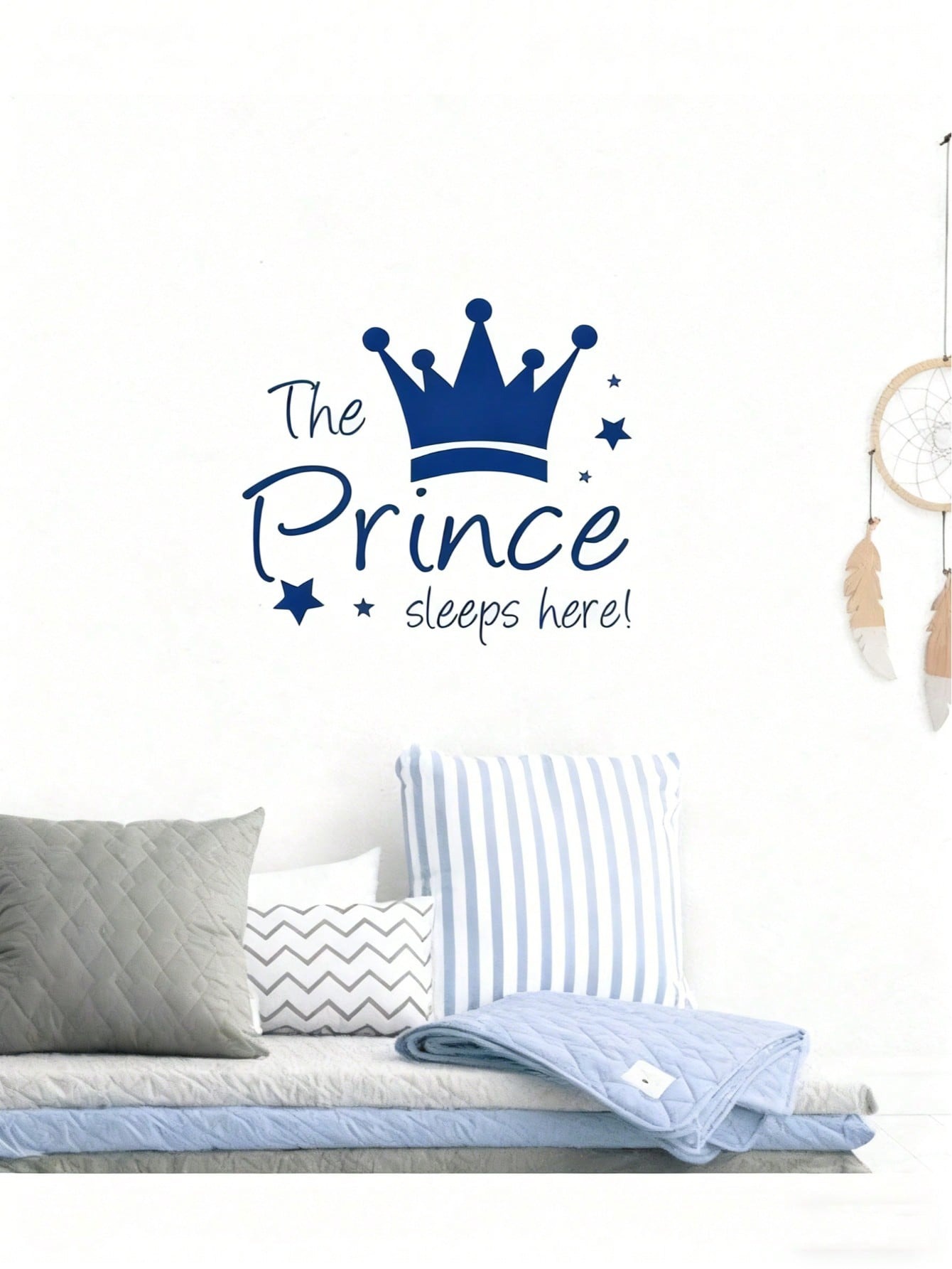 Baby Nursery Wallpaper Girl - ملصق جداري قابل للإزالة على شكل