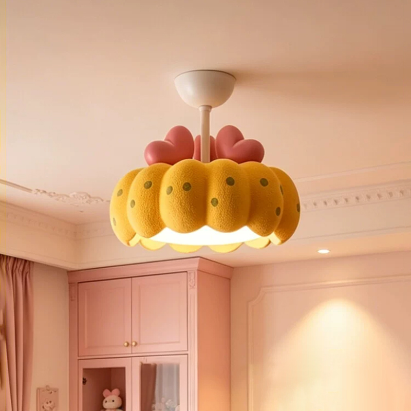 Baby Nursery Pink - مصباح سقف لغرفة الأطفال بتصميم كريمي،