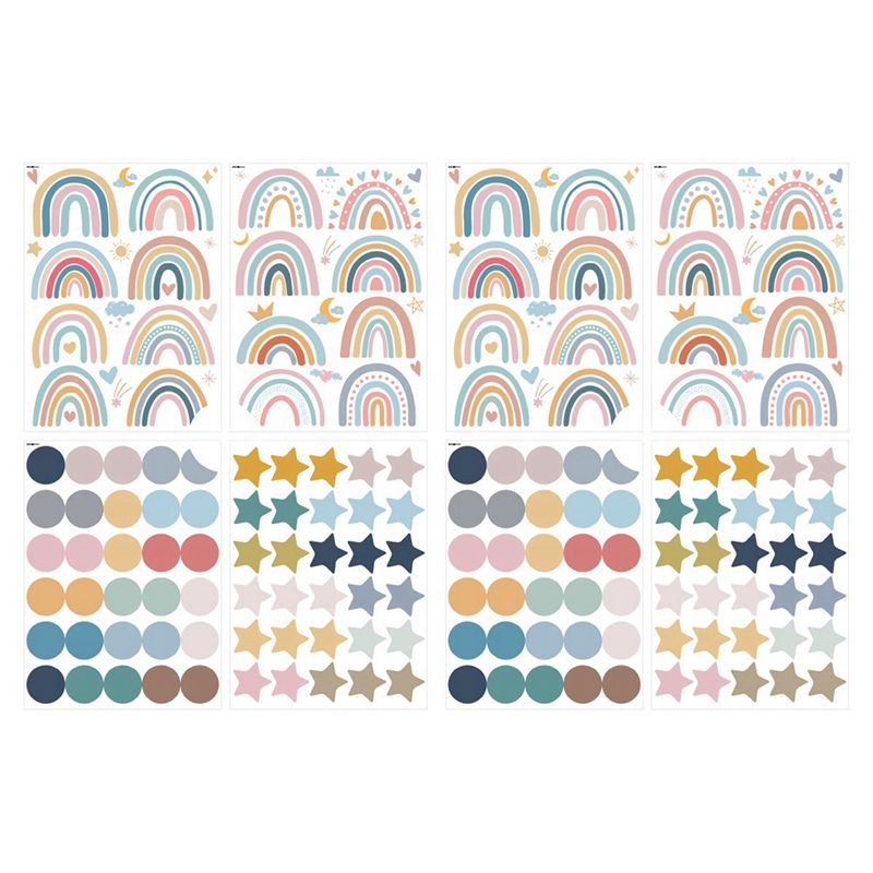 Baby Nursery Wallpaper Girl - A44Z-Boho قوس قزح صور مطبوعة للحوائط
