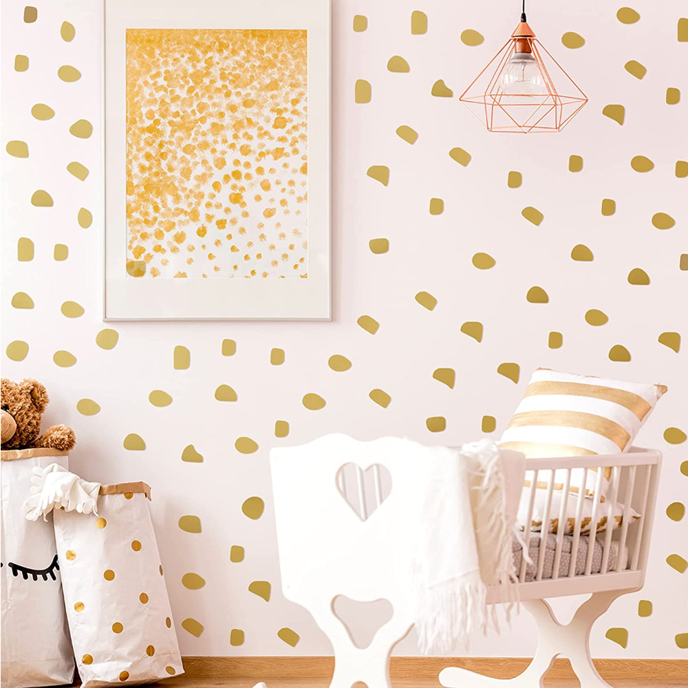 Baby Nursery Wallpaper Girl - 96 قطعة/المجموعة لطيف غير النظامية النقاط