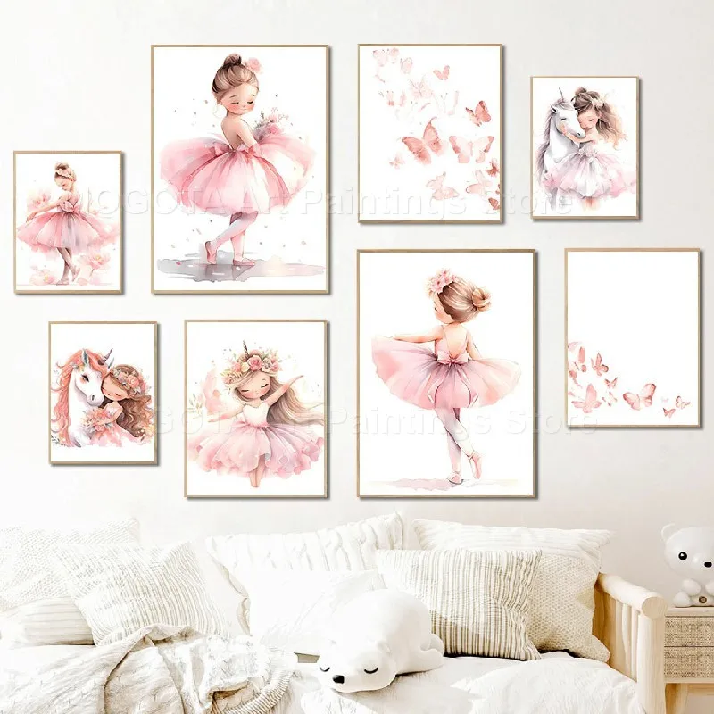 Baby Nursery Pink - قطعة واحدة - لوحة فنية على