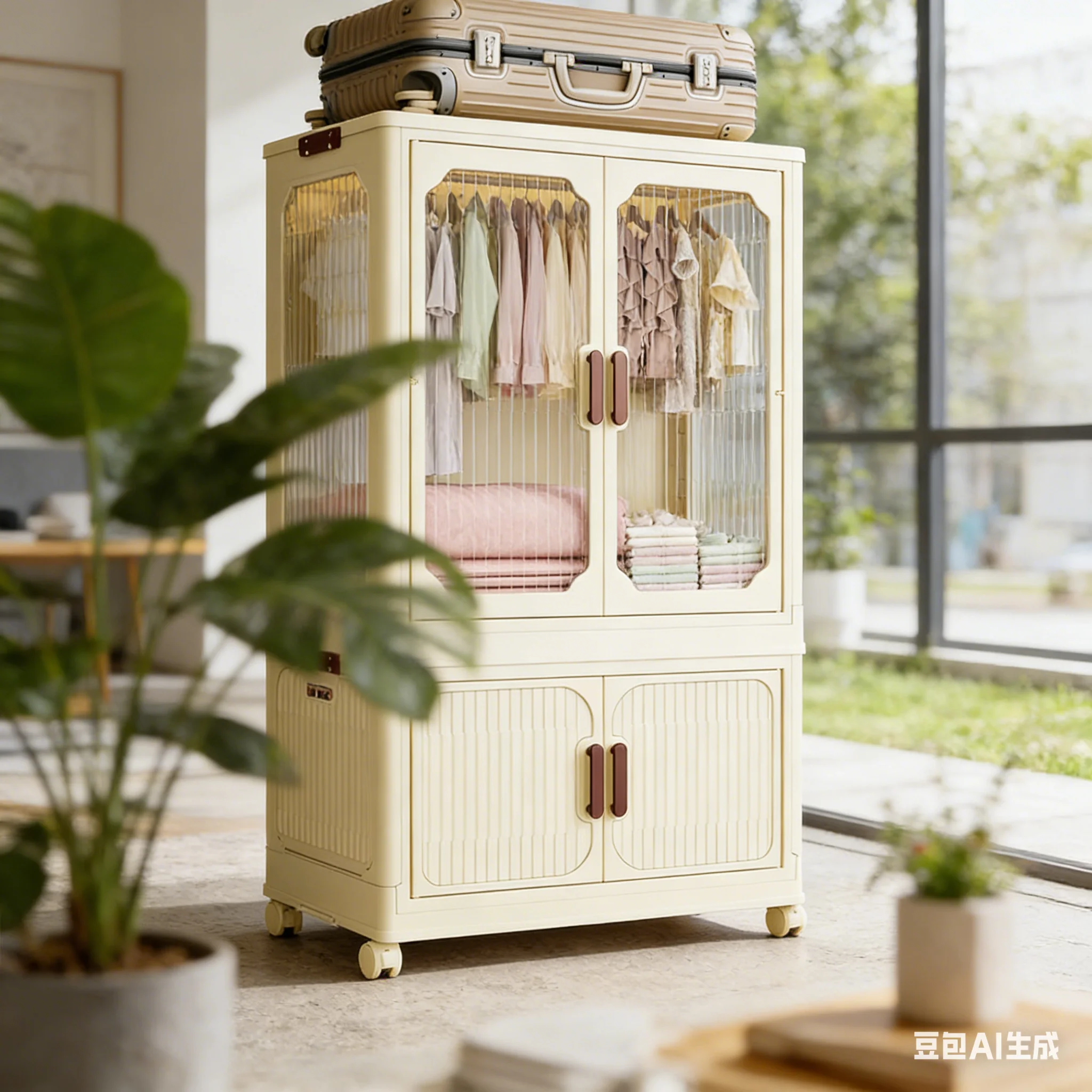 Closet Organizer Baby - خزانة ملابس بلاستيكية للأطفال من AOLIVIYA،