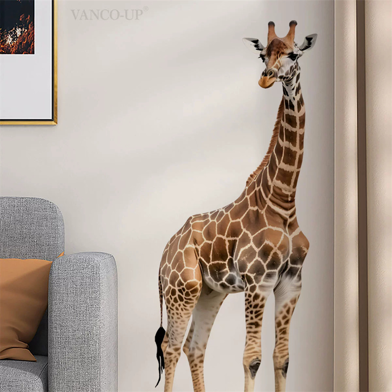 Baby Nursery Wallpaper - ملصق كبير على شكل حيوانات السفاري