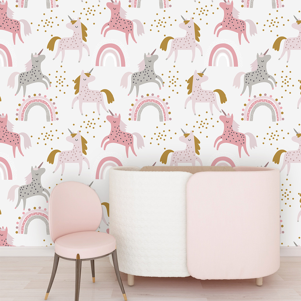 الحضانة خلفية طفلة الصبي ديكور - مراجعة Baby Nursery Wallpaper Girl وسعره