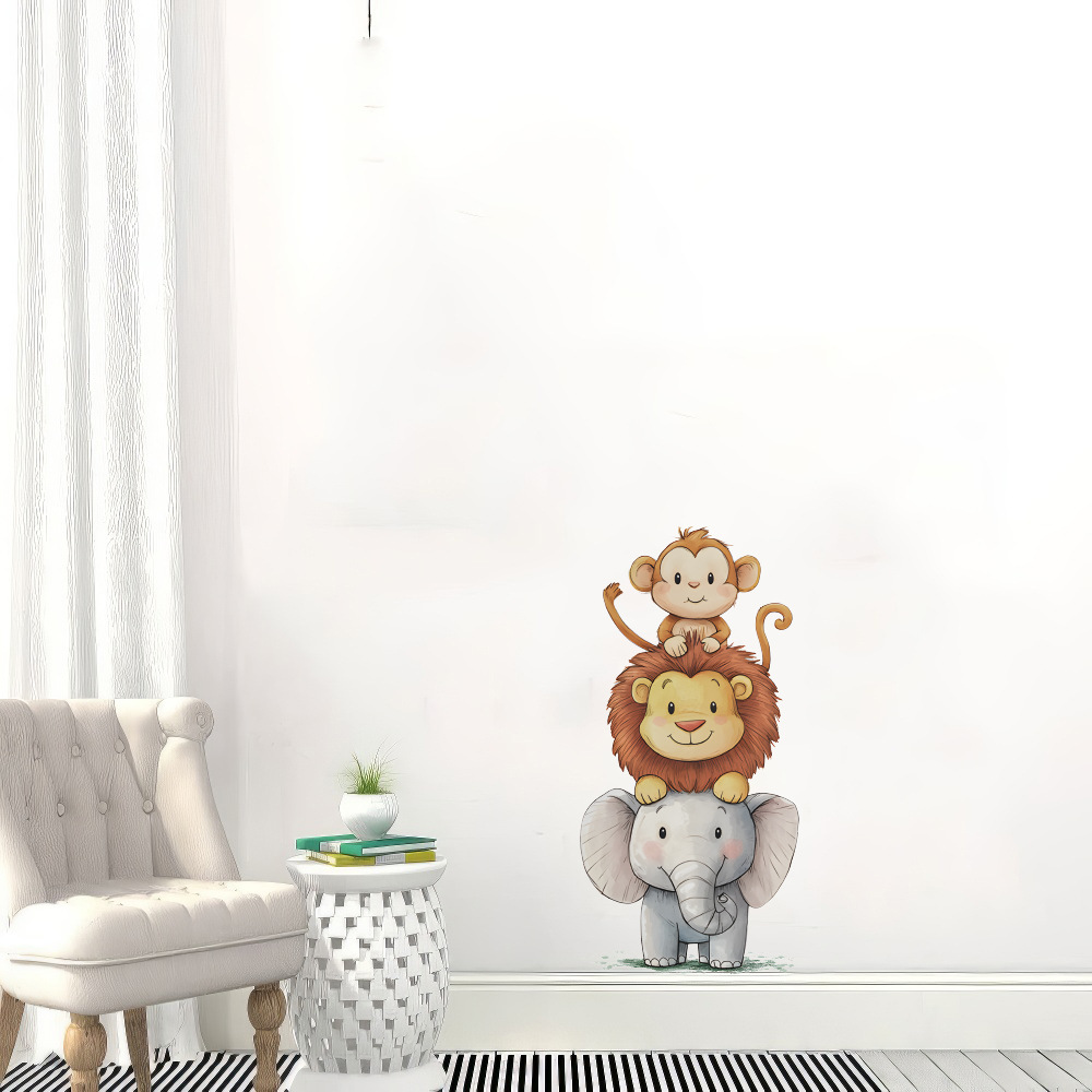ملصقات جدارية لطيفة على شكل حي - مراجعة Baby Nursery Wallpaper وسعره