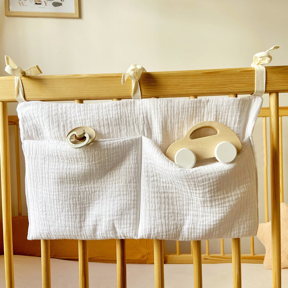 حقيبة تخزين قطنية لسرير الأطفا - مراجعة Baby Nursery Organization Ideas وسعره