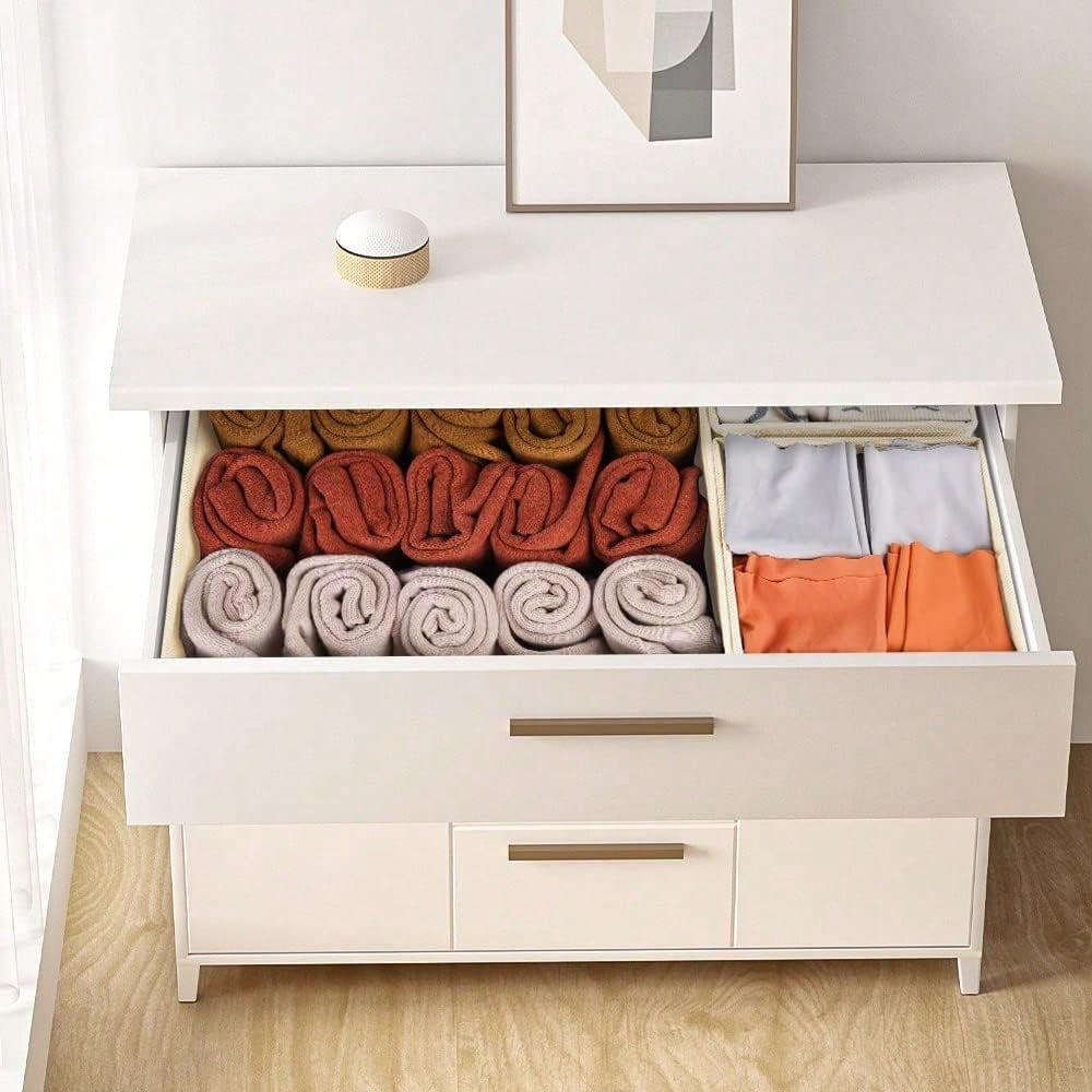 مجموعة من 12 قطعة لتنظيم الأدر - مراجعة Closet Organizer Baby وسعره