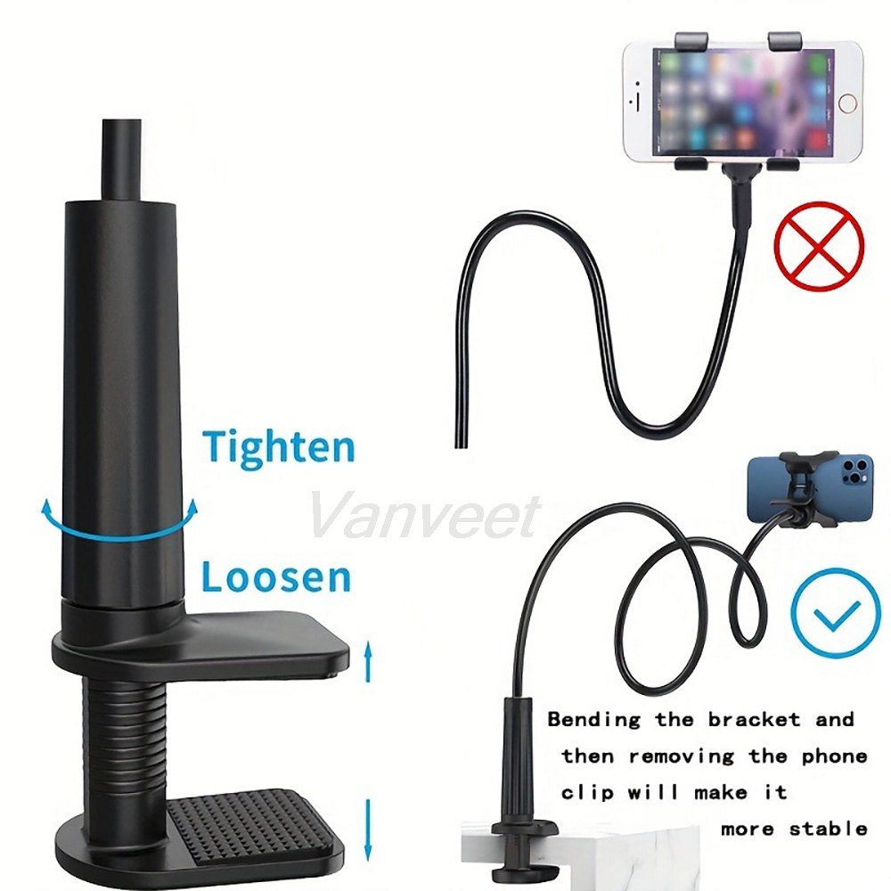 360 °   حامل هاتف محمول مرن قا - مراجعة Mobile Hanger Arm وسعره