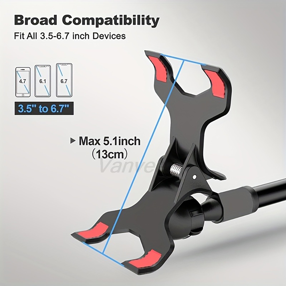 360 °   حامل هاتف محمول مرن قا - مراجعة Mobile Hanger Arm وسعره