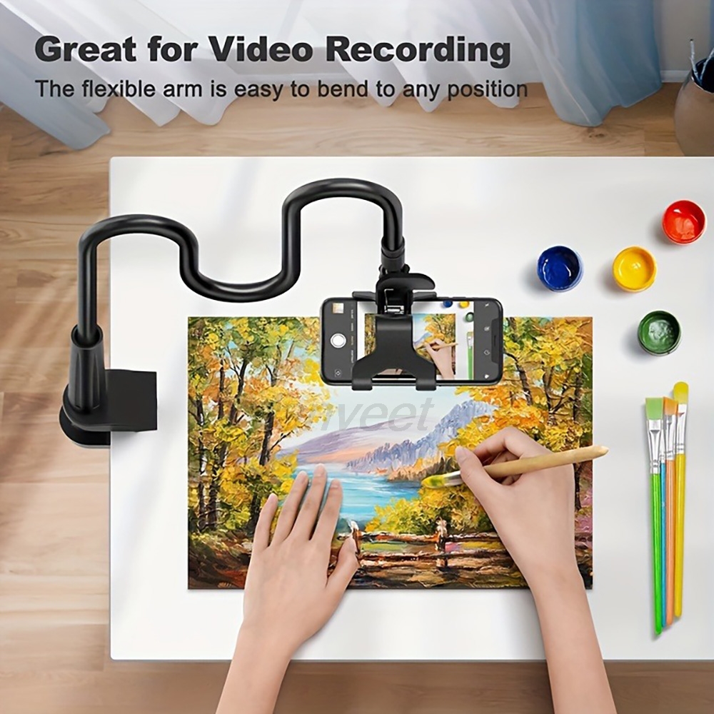 360 °   حامل هاتف محمول مرن قا - مراجعة Mobile Hanger Arm وسعره