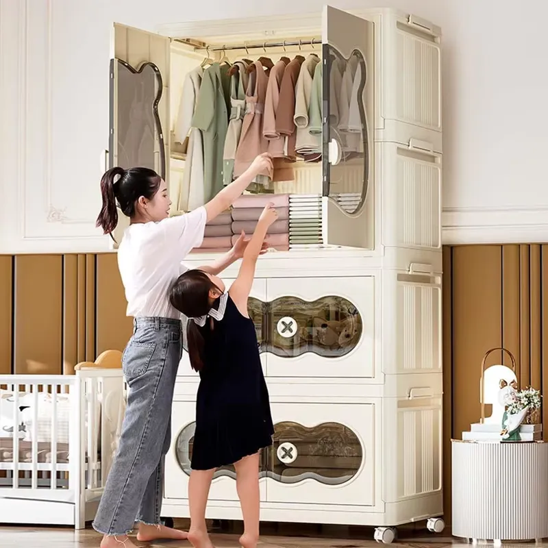 خزانة ملابس أطفال قابلة للطي و - مراجعة Closet Organizer Baby وسعره
