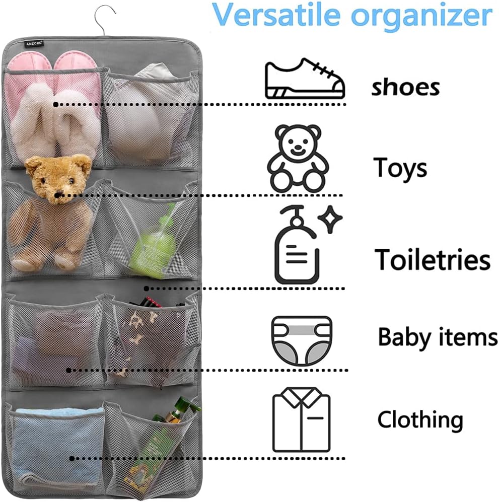 منظم خزانة معلق مزدوج الجوانب  - مراجعة Closet Organizer Baby وسعره