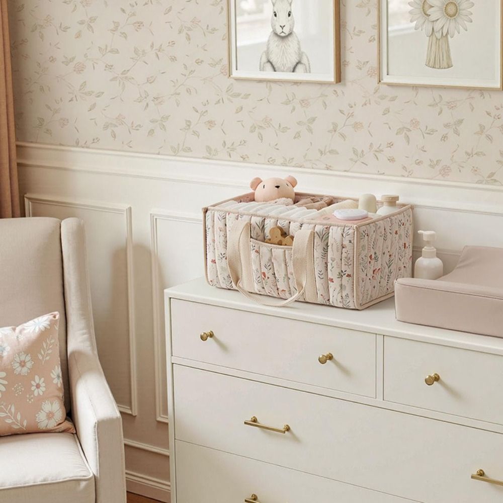 منظم حفاضات الأطفال كبير السعة - مراجعة Baby Nursery Organization Ideas وسعره