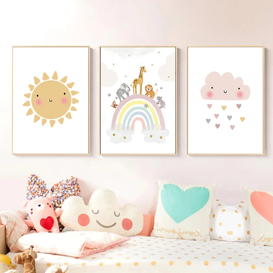 ملصقات وطباعات جدارية على الطر - مراجعة Baby Nursery Artwork وسعره