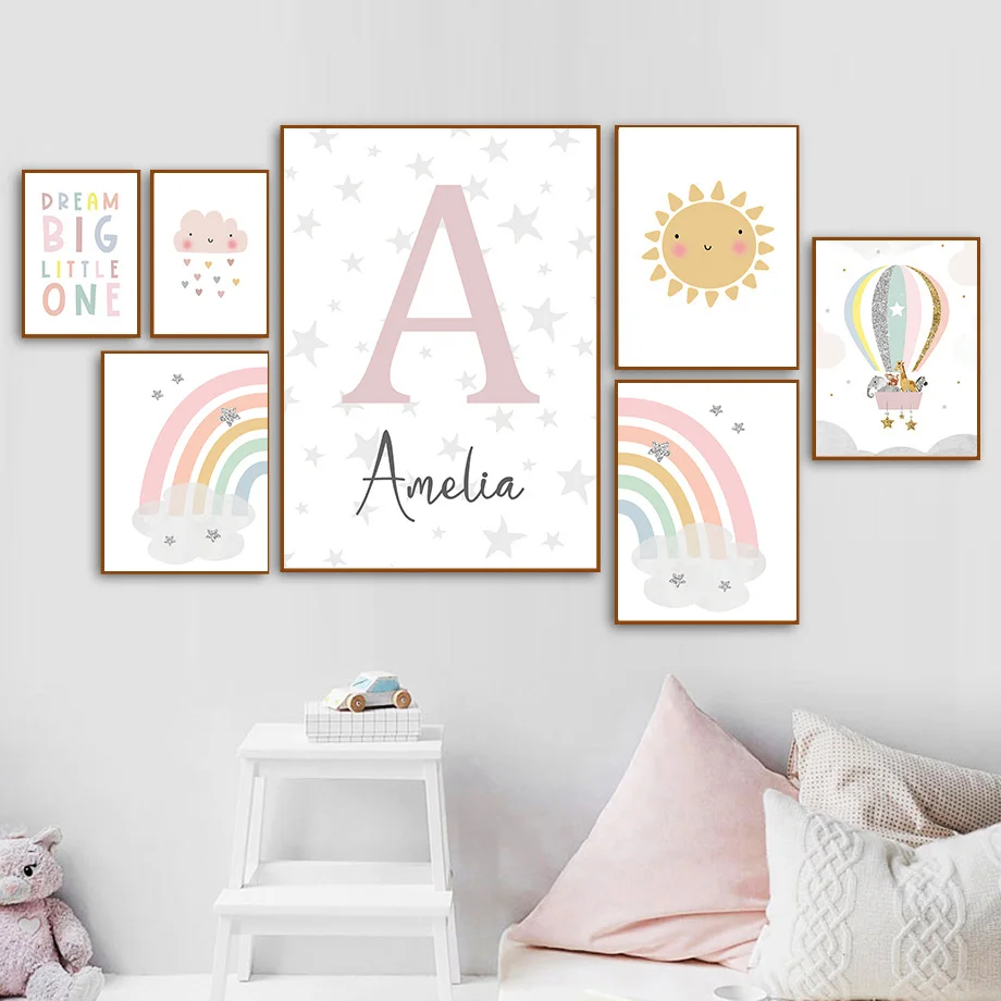 ملصقات وطباعات جدارية على الطر - مراجعة Baby Nursery Artwork وسعره