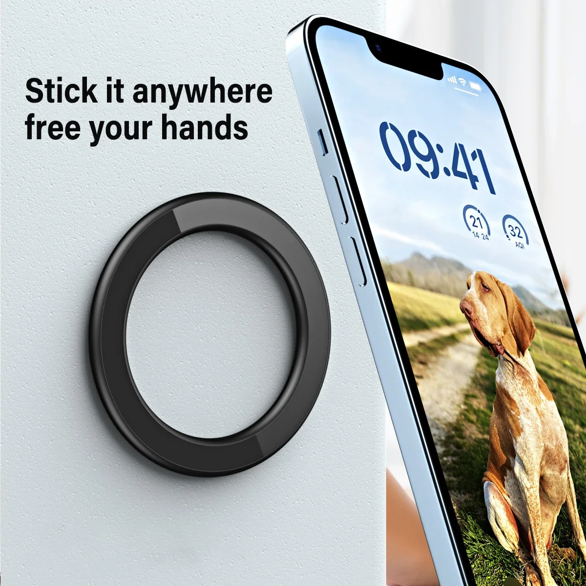 حامل حلقي مغناطيسي لاصق قوي مت - مراجعة Mobile Hanger Arm وسعره
