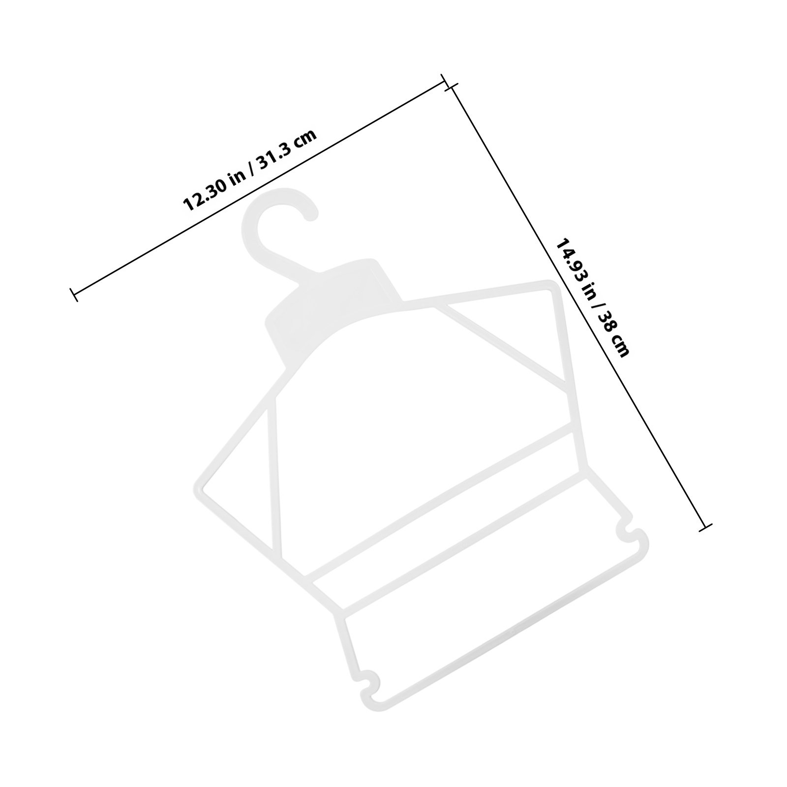 شماعات ملابس بلاستيكية متينة ل - مراجعة Closet Organizer Baby وسعره