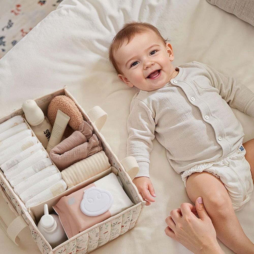 منظم حفاضات الأطفال كبير السعة - مراجعة Baby Nursery Organization Ideas وسعره