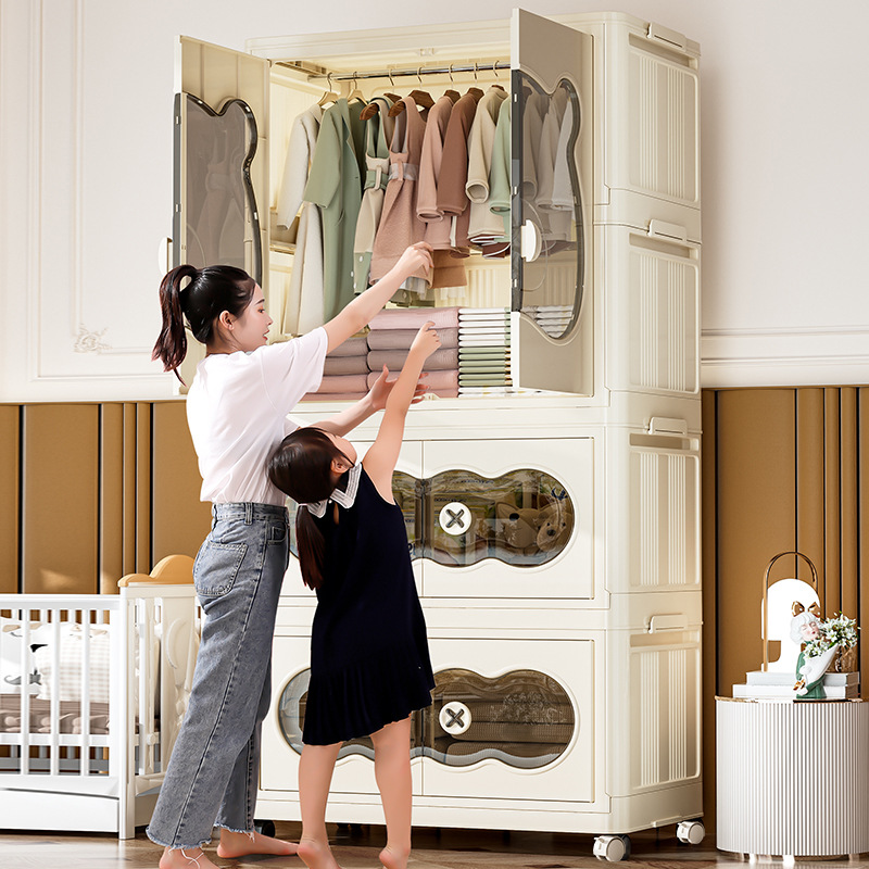 خزانة تخزين للأطفال سهلة الترك - مراجعة Closet Organizer Baby وسعره