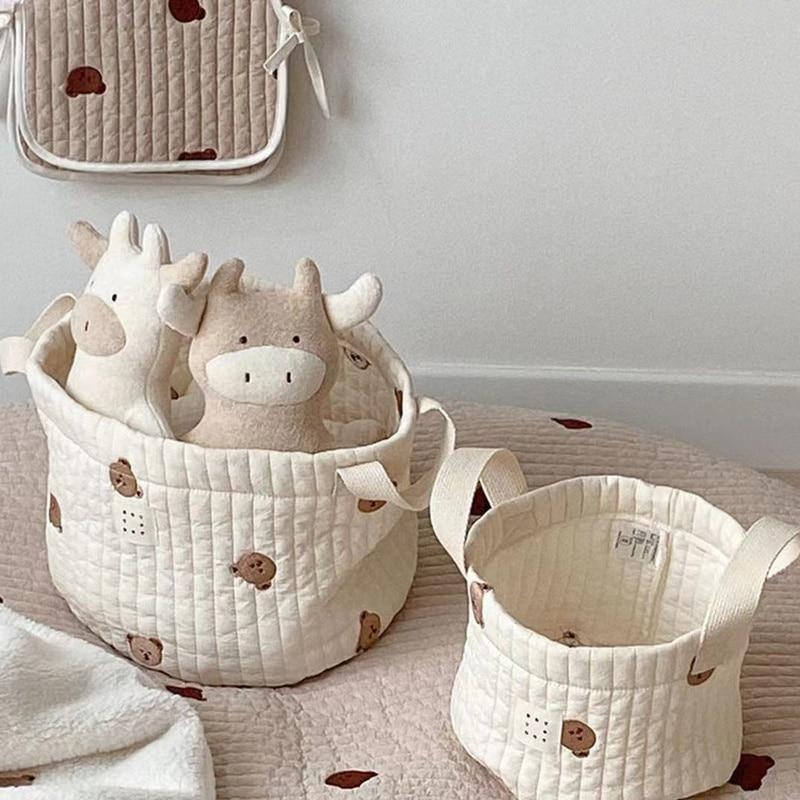 لطيف الدب التطريز حقيبة حفاضات - مراجعة Closet Organizer Baby وسعره