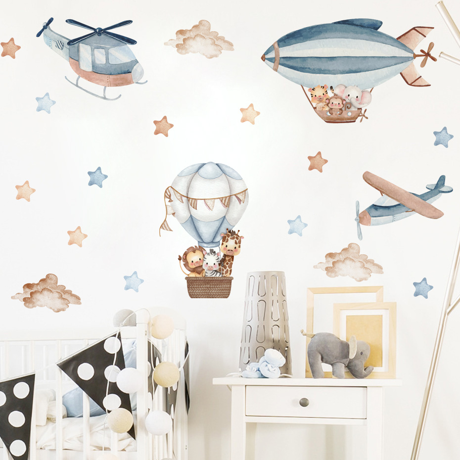 ملصقات حائط على شكل حيوانات بأ - مراجعة Baby Nursery Wallpaper وسعره