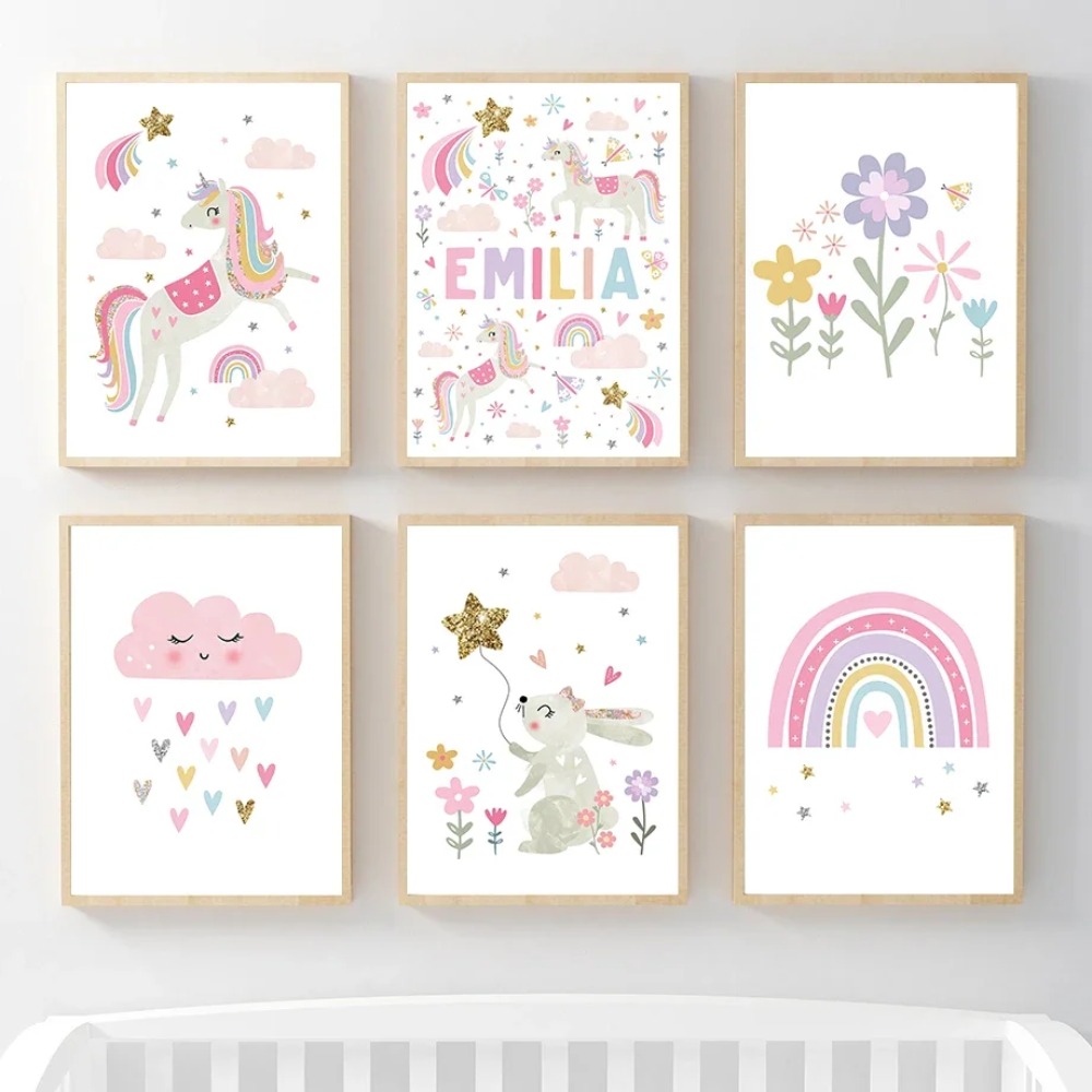 لوحة فنية جدارية لغرفة الأطفال - مراجعة Baby Nursery Pink وسعره