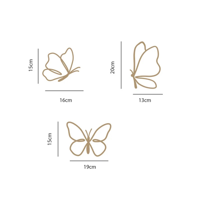 لافتة فراشات خشبية، ديكور حائط - مراجعة Baby Nursery Artwork وسعره