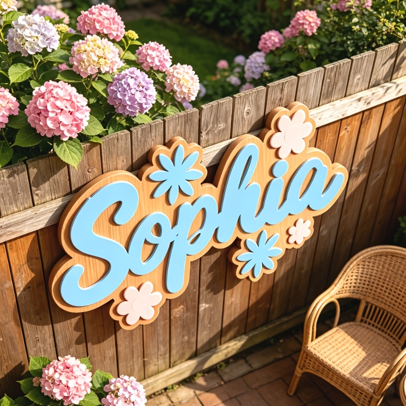 لافتة غرفة مخصصة بتصميم زهور،  - مراجعة Baby Nursery Sign وسعره