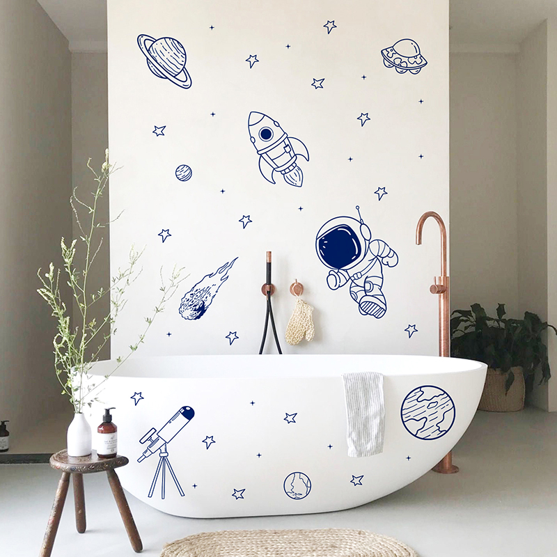 ملصق حائط على شكل كارتون يونيف - مراجعة Baby Nursery Wallpaper وسعره