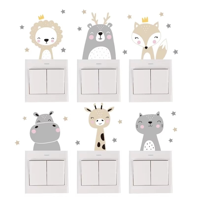 ملصقات جدارية لطيفة على شكل حي - مراجعة Baby Nursery Wallpaper Girl وسعره