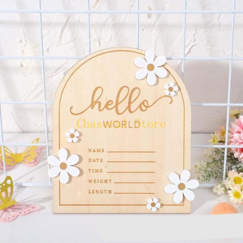 لوحة اسم خشبية بعلامة Hello من - مراجعة Baby Nursery Sign وسعره