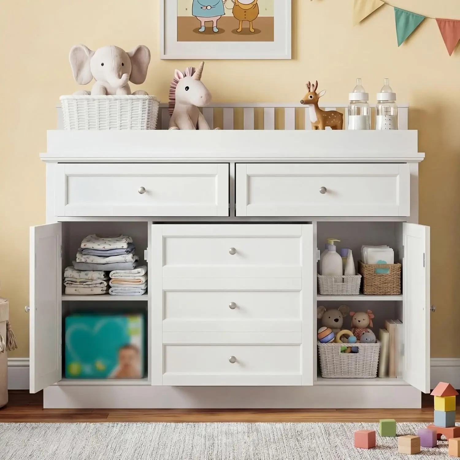 خزانة ملابس للأطفال مقاس 46 مع - مراجعة Baby Nursery Dresser وسعره
