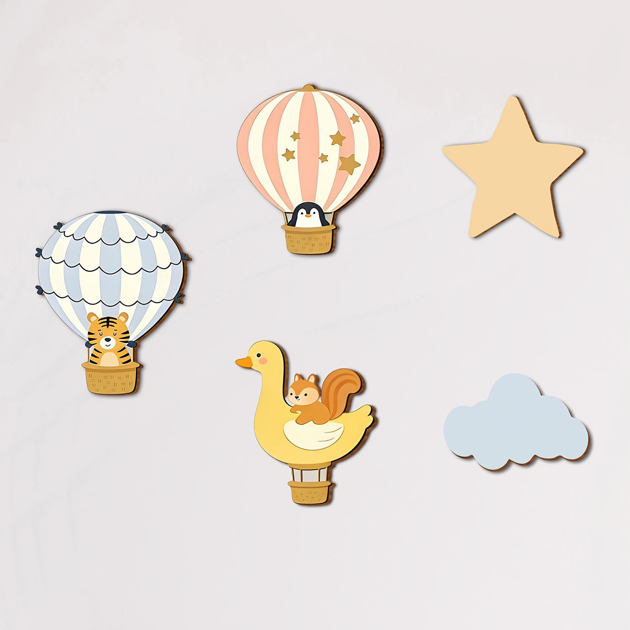 5 قطع من ملصقات الحائط الخشبية - مراجعة Baby Nursery Wallpaper وسعره