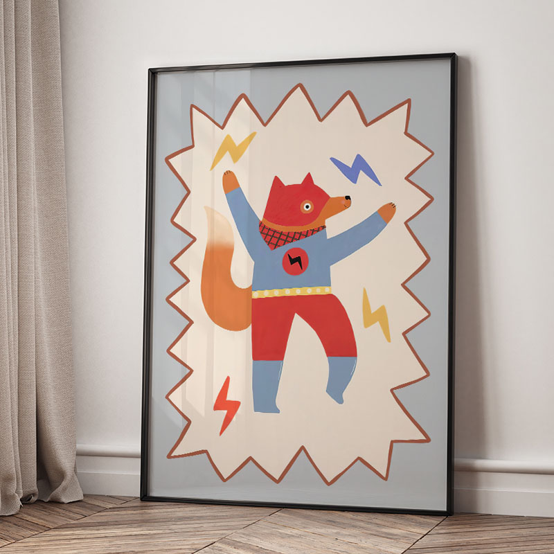 لوحات فنية كرتونية مضحكة ورائع - مراجعة Baby Nursery Artwork وسعره