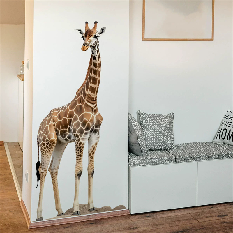 ملصق كبير على شكل حيوانات السف - مراجعة Baby Nursery Wallpaper وسعره